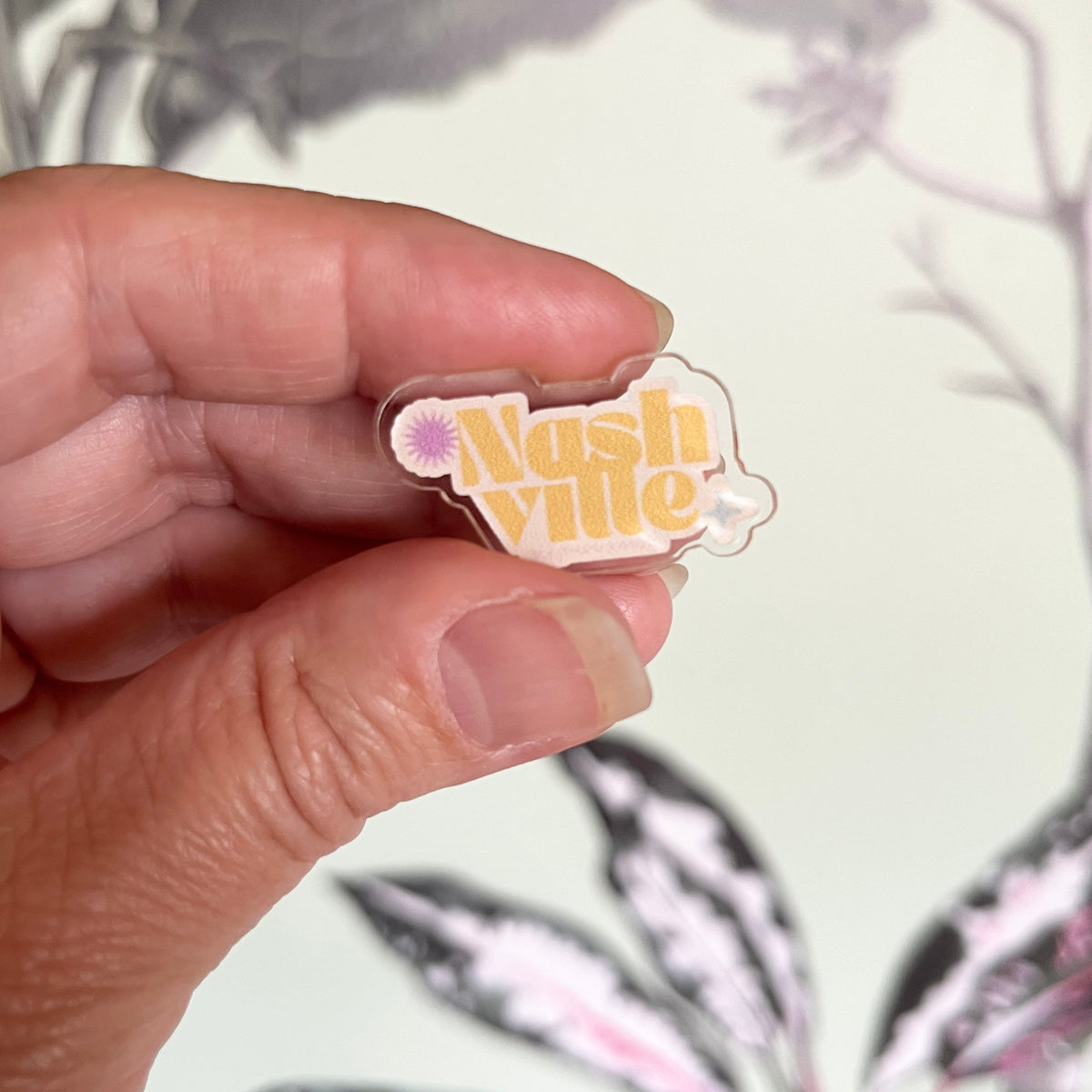 retro nashville pin