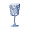 blue paisley {acrylic} wine glass - Apple & Oak