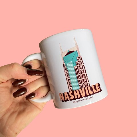 nashville batman building mug