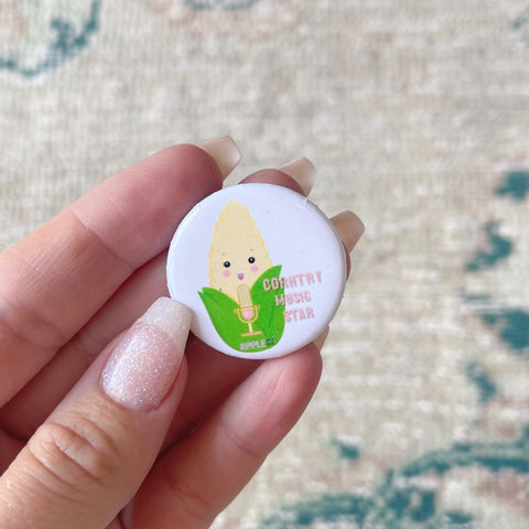 corntry music star button