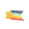 grow the fuck up sticker
