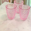 pink diamond cut {acrylic} cup