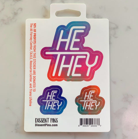 pronoun sticker sheet {he/they}
