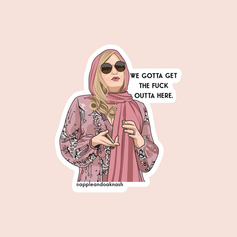 tanya get the f outta here magnet