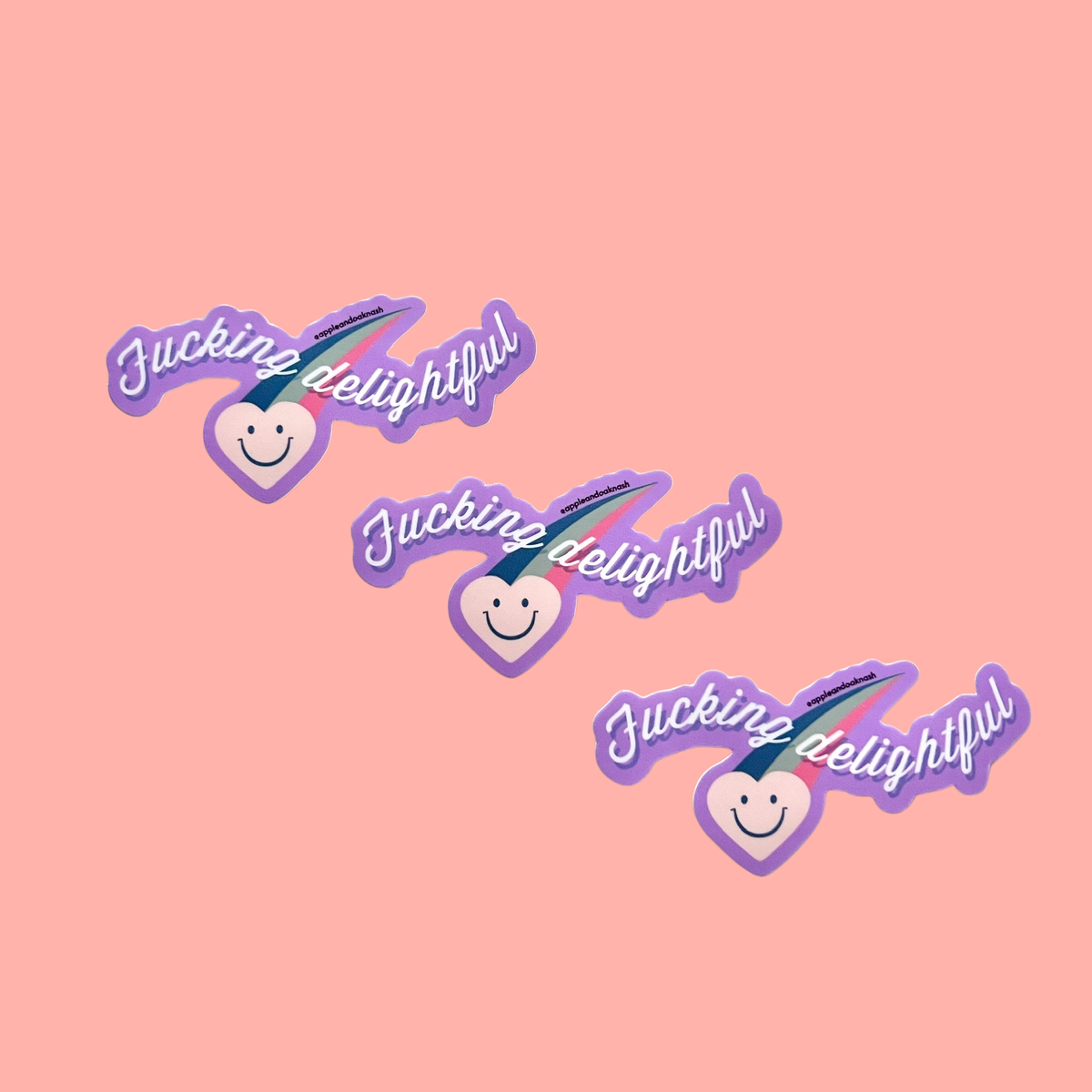 fucking delightful sticker