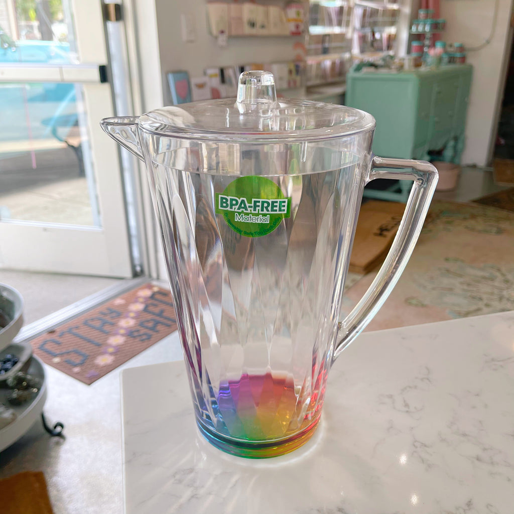 rainbow {acrylic} pitcher - Apple & Oak