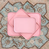shatterproof pink tray