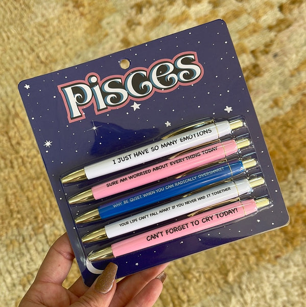 astrology zodiac pen sets – Apple & Oak