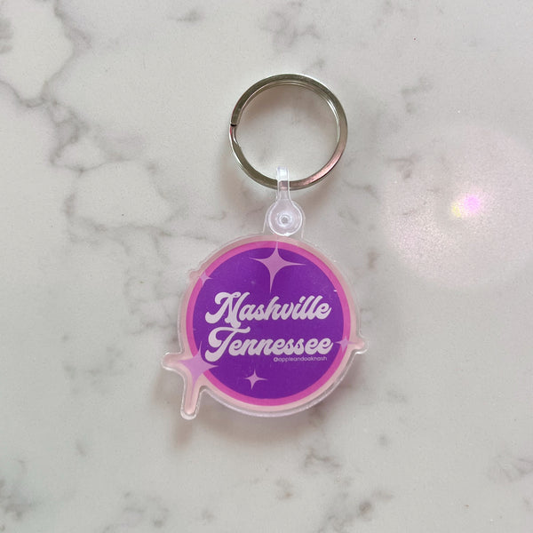 nashville disco keychain