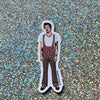 heart overalls harry sticker