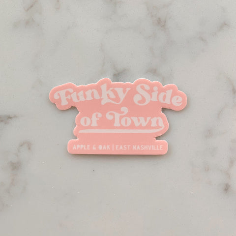 funky side of town sticker