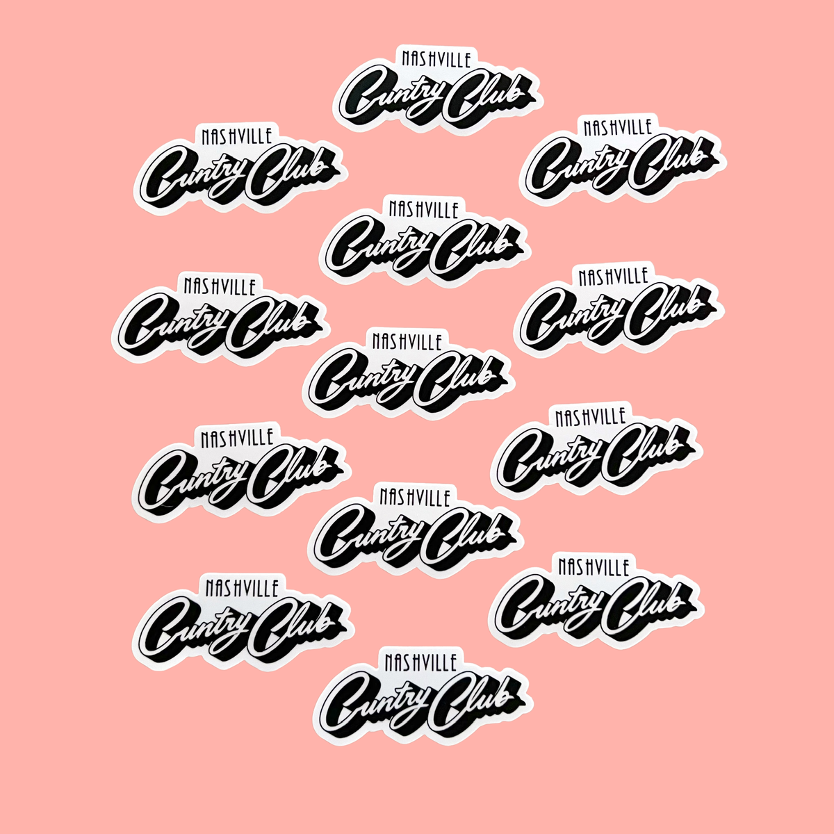 nashville cuntry club sticker