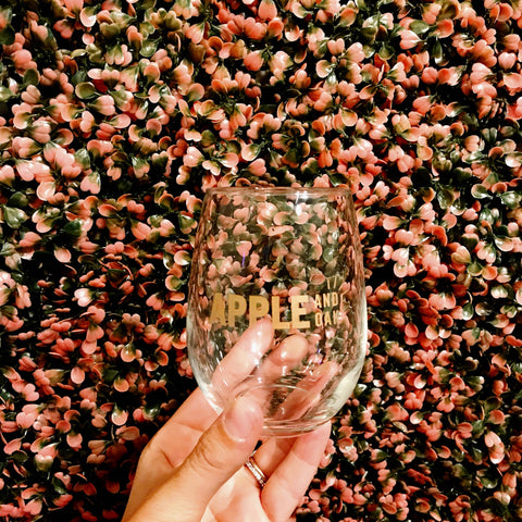 apple & oak wine glass - Apple & Oak