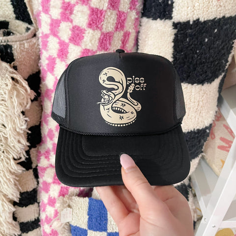 piss off trucker hat