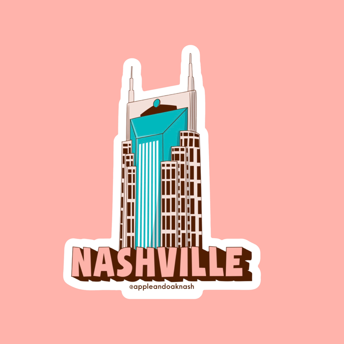 nashville batman building sticker
