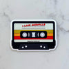 i love nashville cassette tape sticker