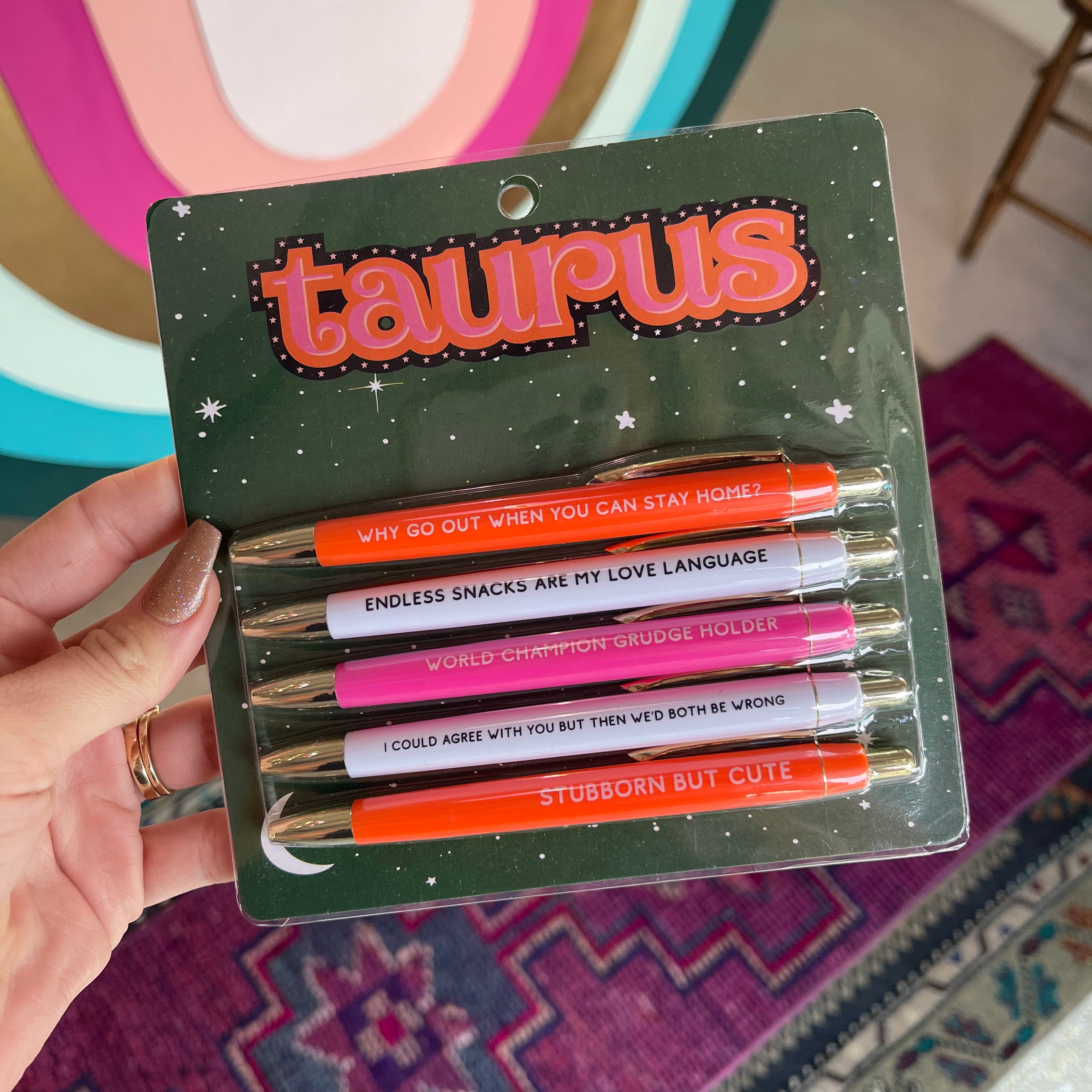 astrology zodiac pen sets