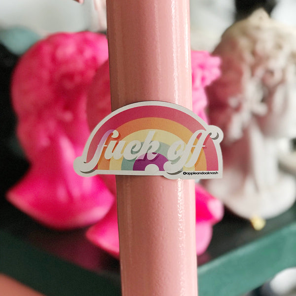 fuck off a&o magnet - Apple & Oak