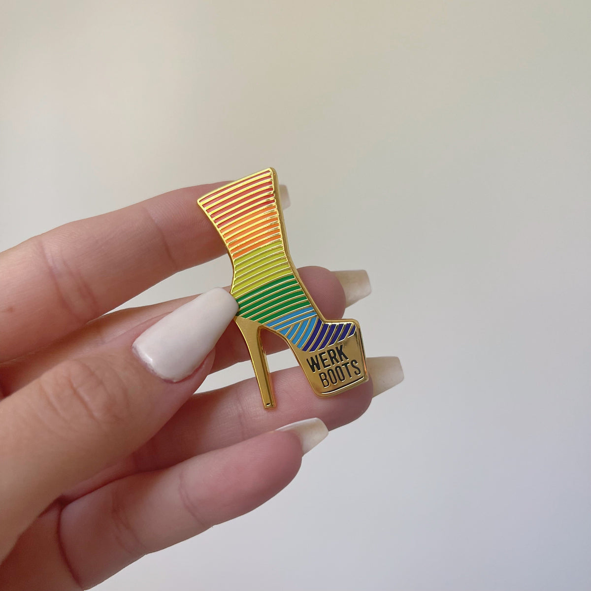 werk boots pin
