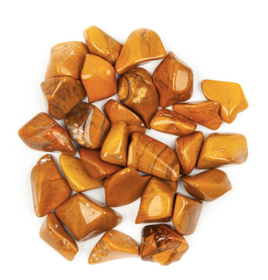 tumbled yellow jasper - Apple & Oak