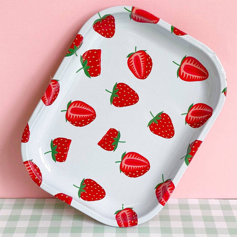 strawberry trinket tray