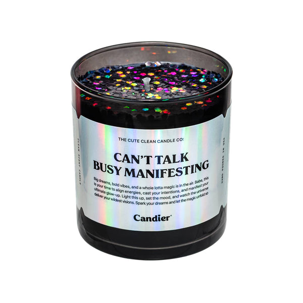 can't talk busy manifesting candle