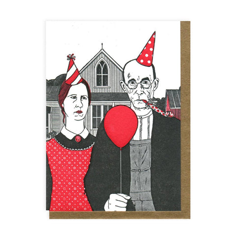 american gothic {birthday} card