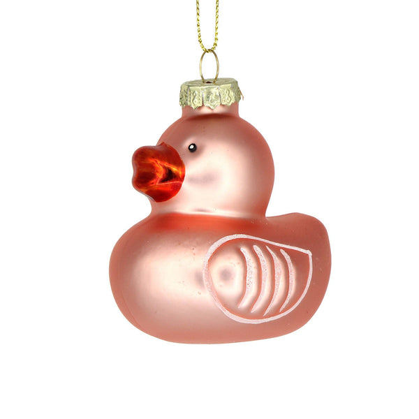 pink duckie ornament