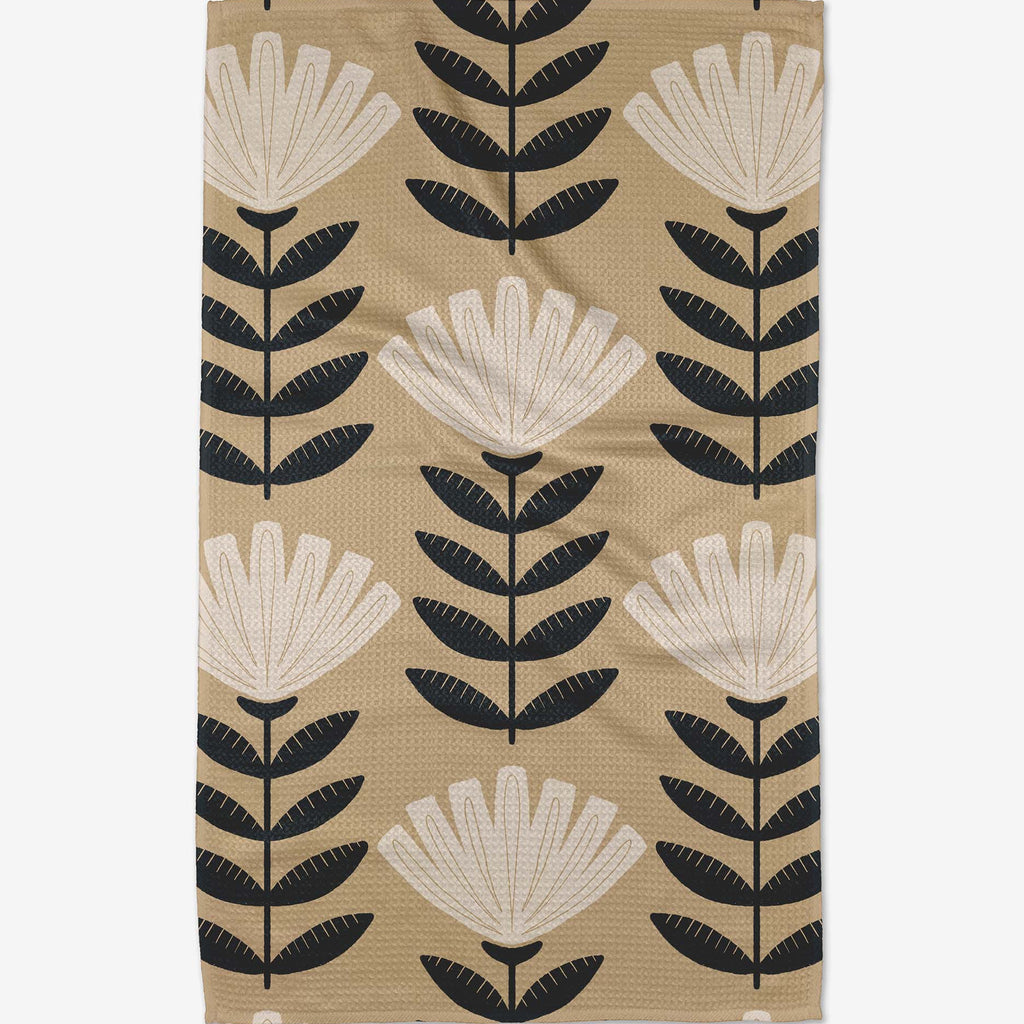 gloria {flower} tea towel