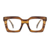 fiona {striped brown} blue light {readers} eyeglasses