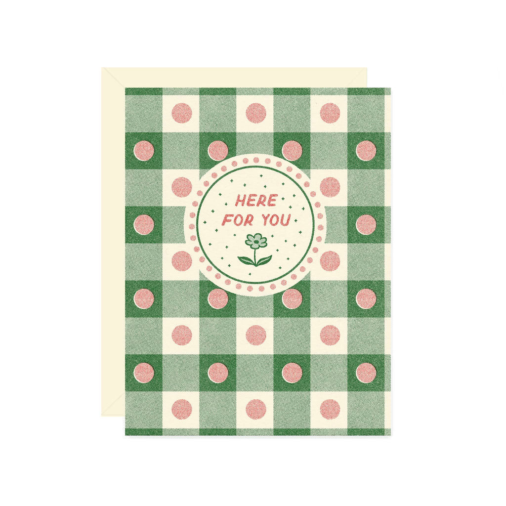 here for you card
