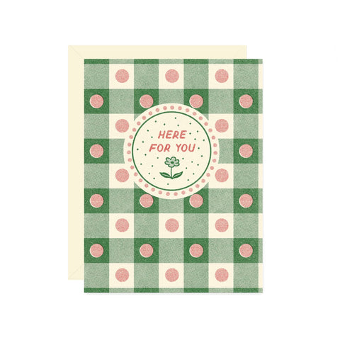 here for you card
