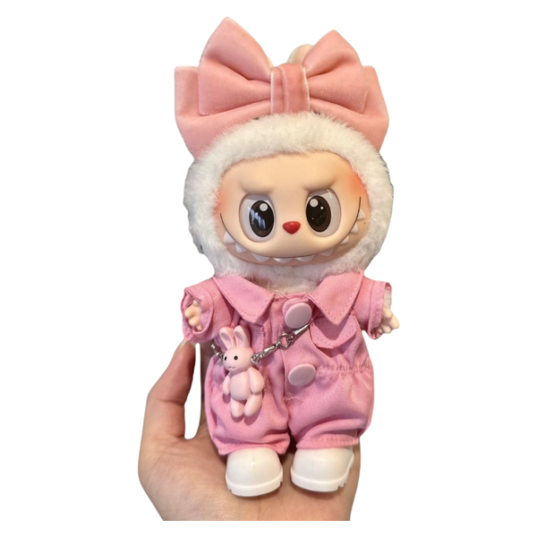 labubu pink jumpsuit set