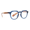 benn {matte navy blue w/ tortoise temple} blue light {readers} eyeglasses