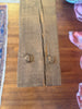 wooden hungarian farmhouse bench