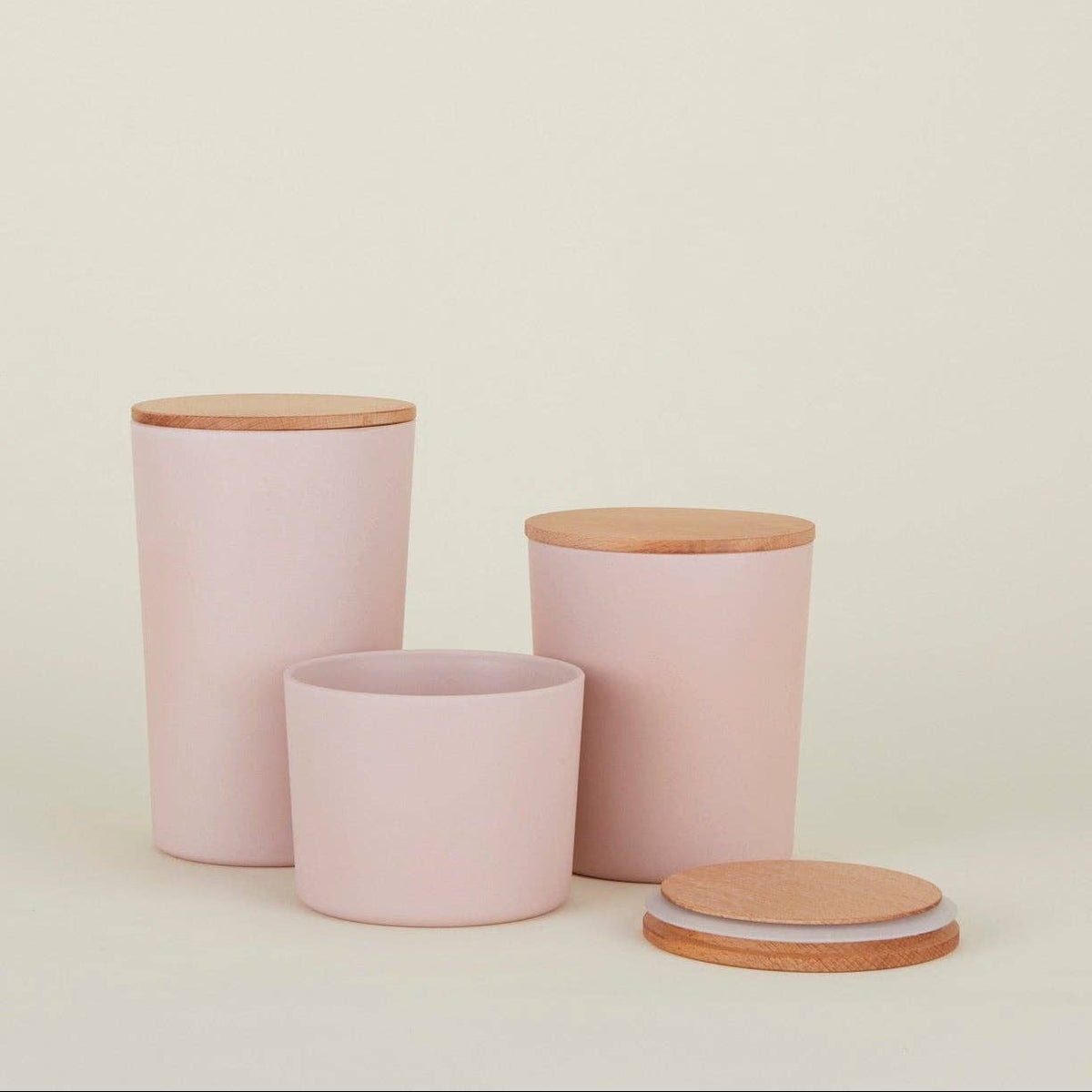 storage containers {blush} set of 3