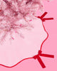 pink Christmas tree skirt
