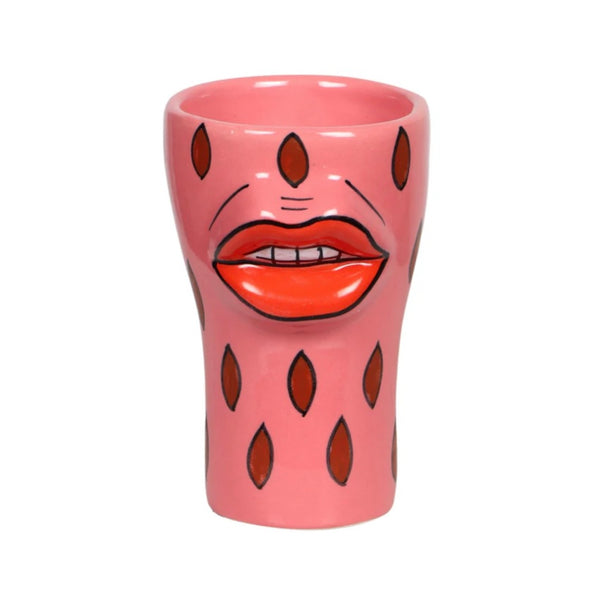 sultry ceramic glasses {set of 4}