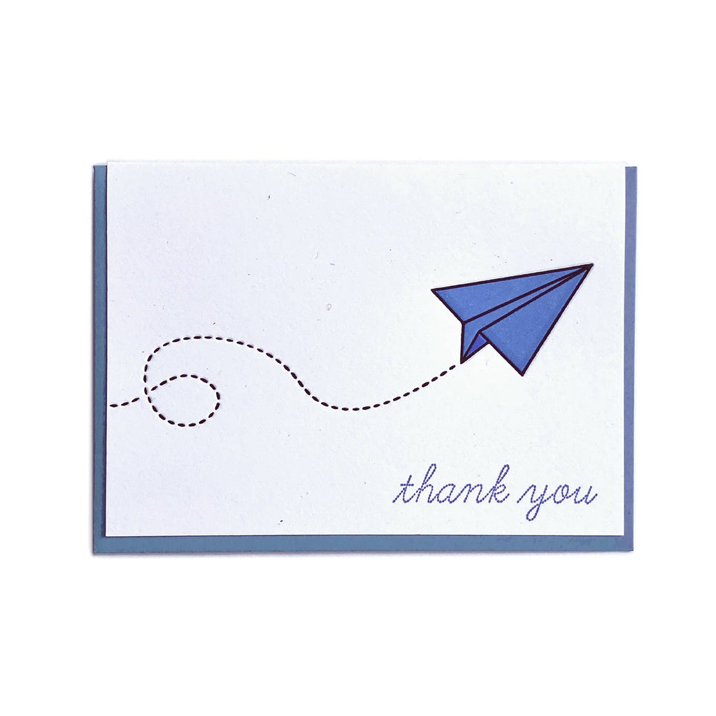 thank you {airplane} card set