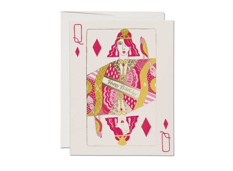 queen of diamonds {birthday} card