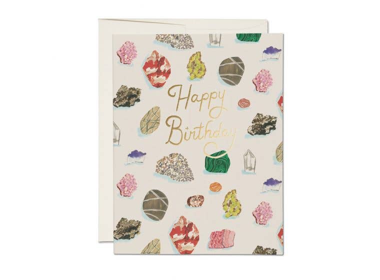 happy birthday gems card