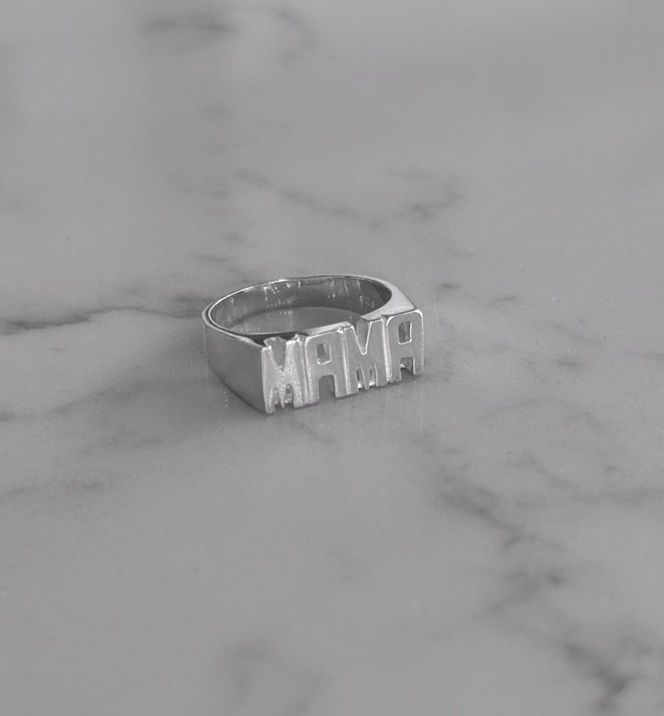 mama ring {sterling silver}