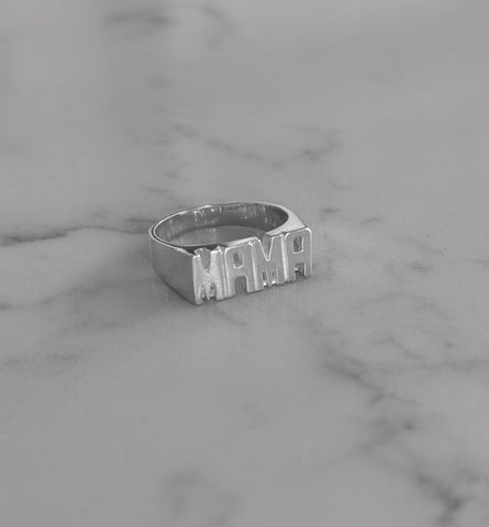 mama ring {sterling silver}
