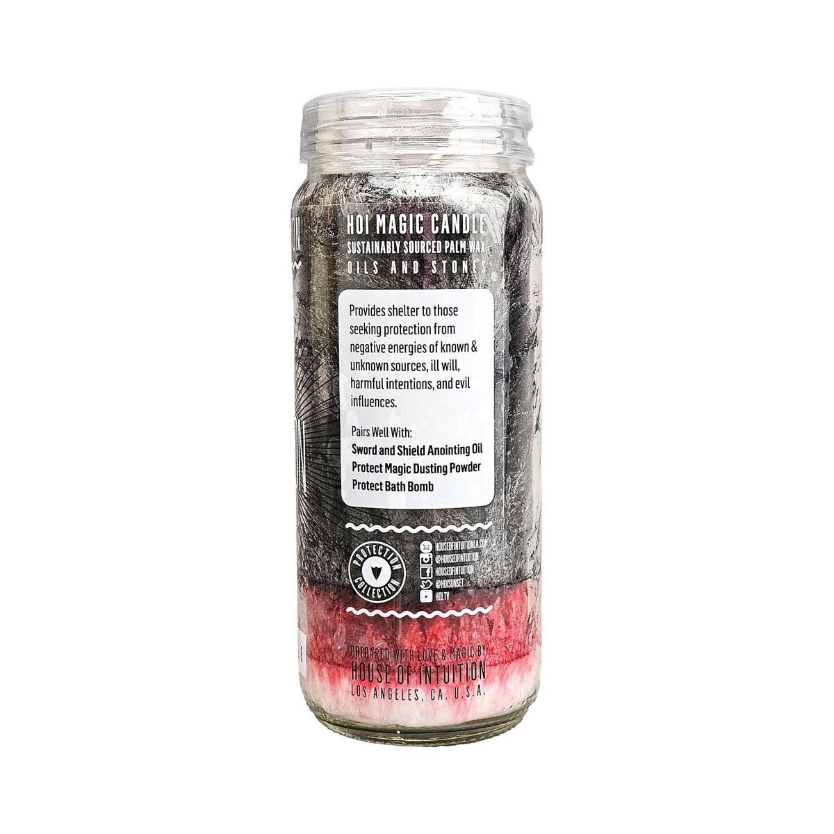 protection magic candle