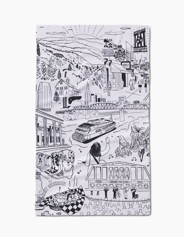 nashville tea towel