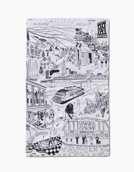 nashville tea towel