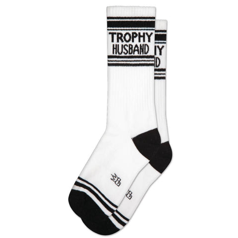trophy husband crew socks