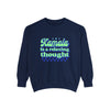 kamala is a relaxing thought crewneck