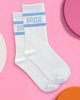blue bride socks