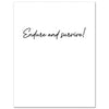 happy birthday! endure & survive! card